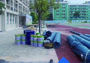 广州市花都区秀全街雅居乐小学运动场改造工程施工